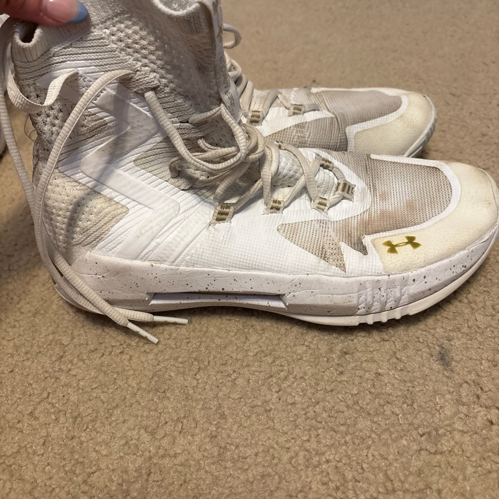 Under Armour Volleyball White High-Top Sneakers